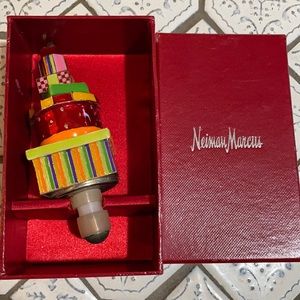 Neiman Marcus Christmas wine topper